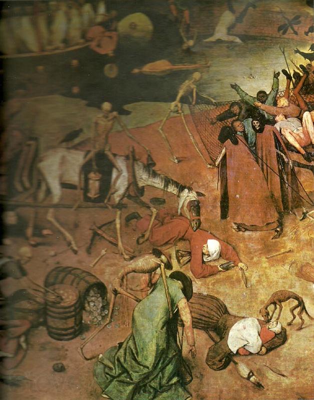 Pieter Bruegel detalj fran dodens triumf.omkr Spain oil painting art